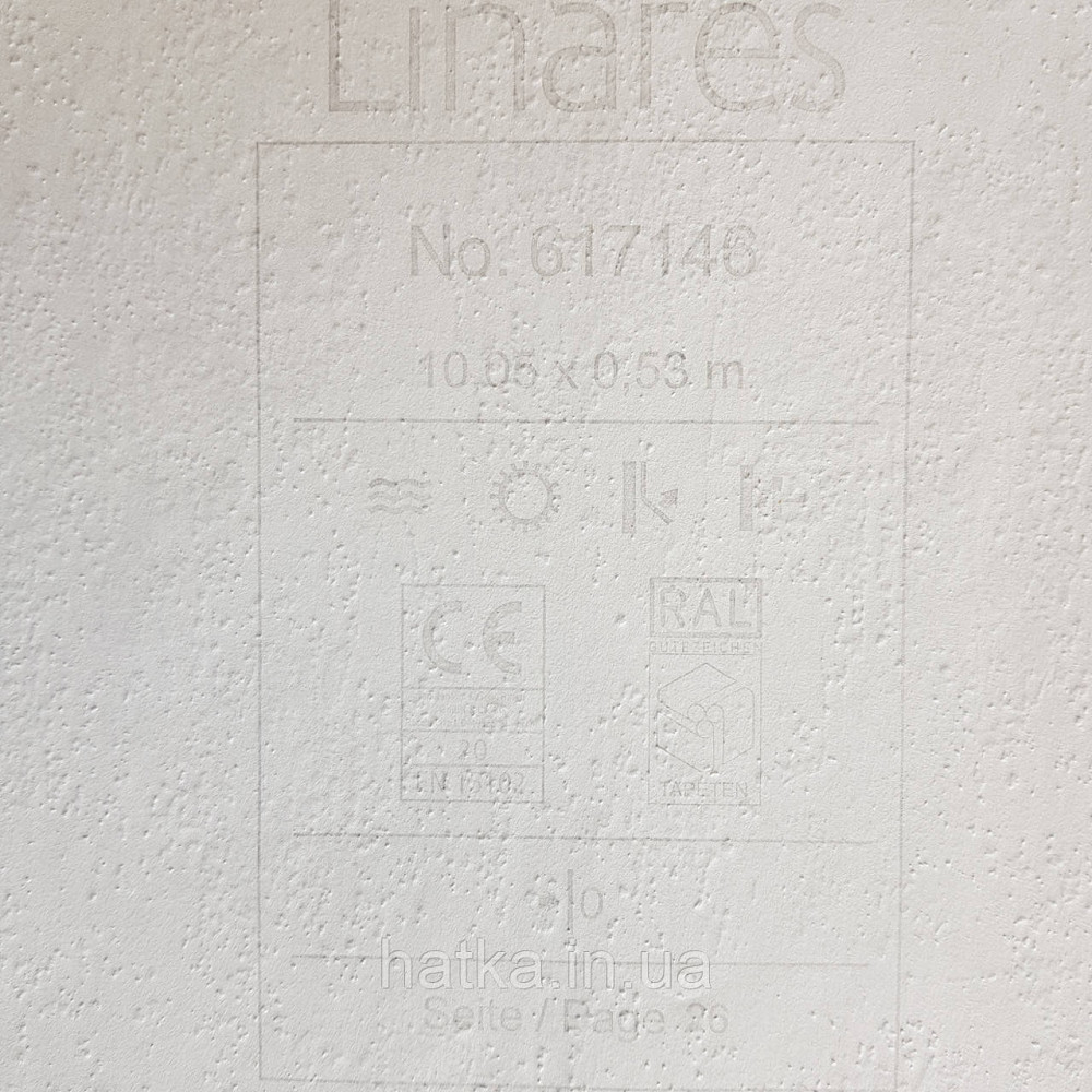 Шпалери вінілові на флізелін Rasch Linares 0.53х10 однотонні структурні ефект потертості синьо сірі 617146 Київ - фото 3