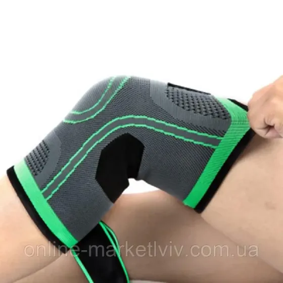 Бандаж коленного сустава KNEE SUPPORT WN-26,Зелёный,L SBR Киев