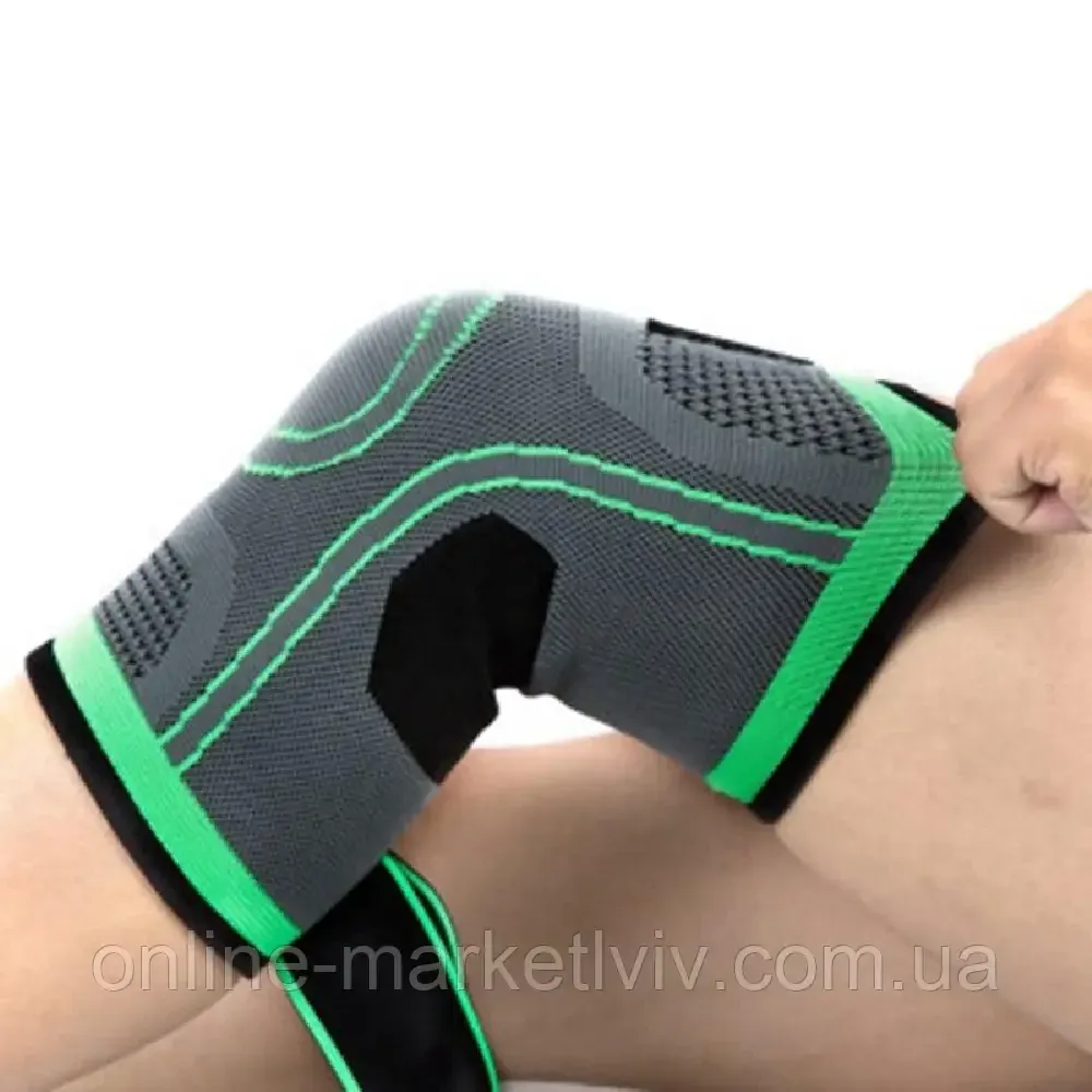 Бандаж коленного сустава KNEE SUPPORT WN-26,Зелёный,L SBR Киев - изображение 3