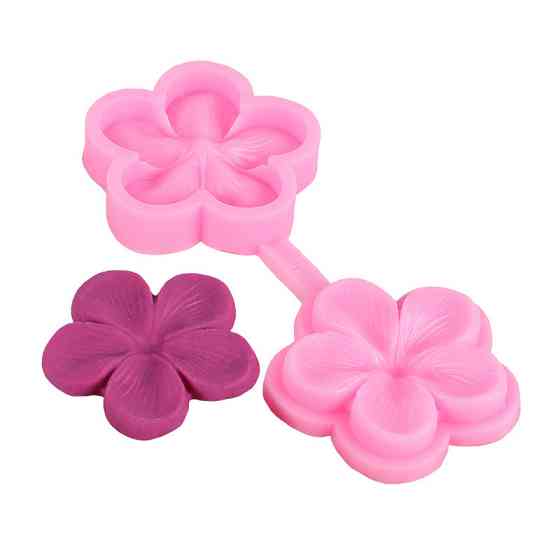 Молд силиконовый Цветок сливы 52 мм розовый Киев