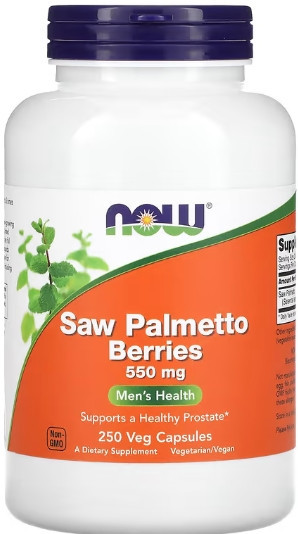 Со Пальметто Now Foods Saw Palmetto 550 mg 250 vcaps Киев - изображение 1