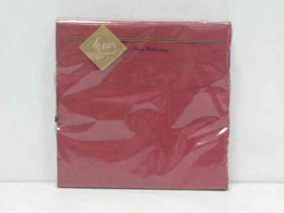 Салфетки бумажные однотонные (ЗЗхЗЗ, 20шт) Luxy Бардо  (3-5) (1 пачка) Харьков