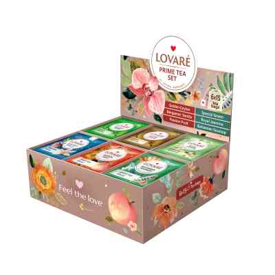 Чай Lovare Prime Tea Set 90 пакетиков ассорти (lv.79914) Винница