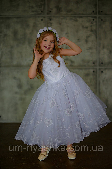 Дитяча біле плаття Сніжана Кривий Ріг - фото 2