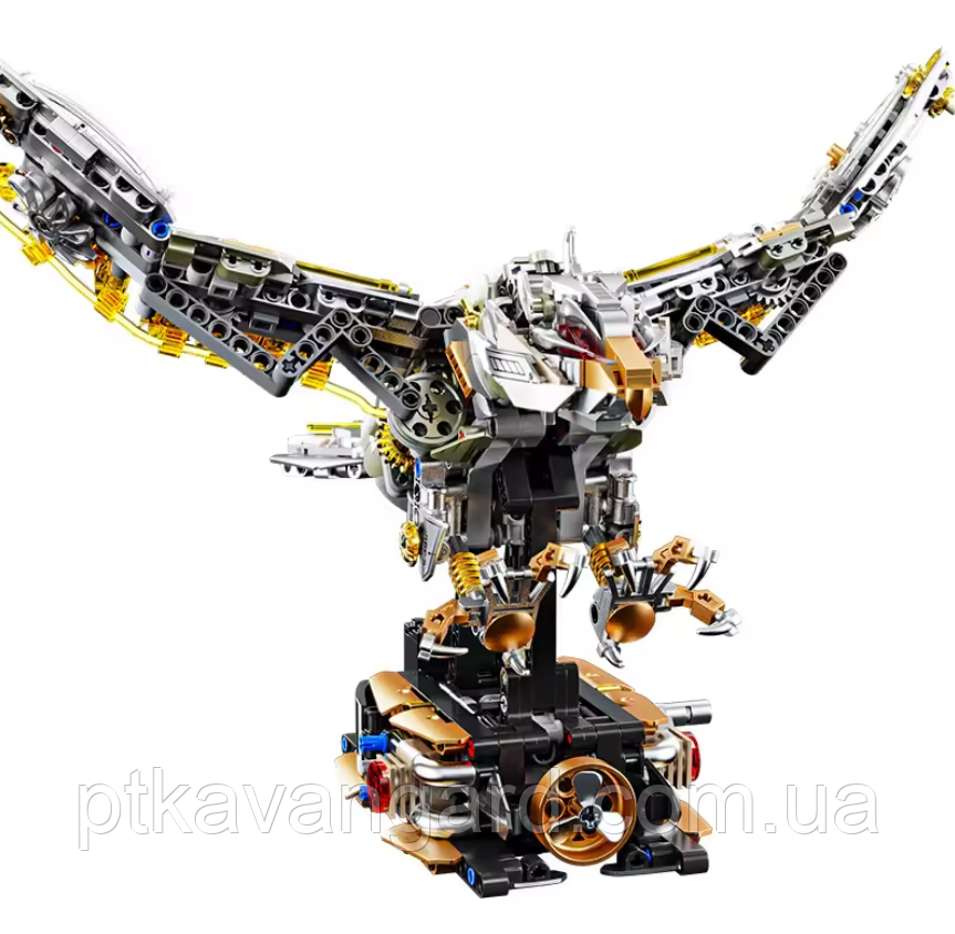 Конструктор орел механічний двосторонній 1168 деталей 13084 з підсвічуванням Хмельницький - фото 1