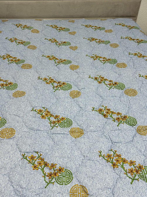 Ecotton Ковдра Ecotton двоспальна 172х205 см антиалергенна стьобана блакитна 50-0012 Blue Коломия - фото 5