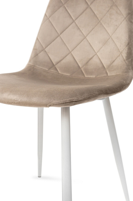 Стілець Ембер-L, білий/велюр бежевий Киев - изображение 6
