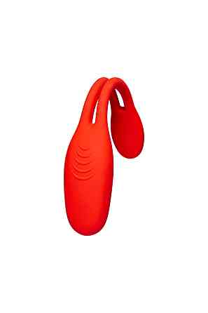 Гнучкий вібратор для пар Every Night Toys Flexible з двома моторчиками, червоний Sex Aura Київ