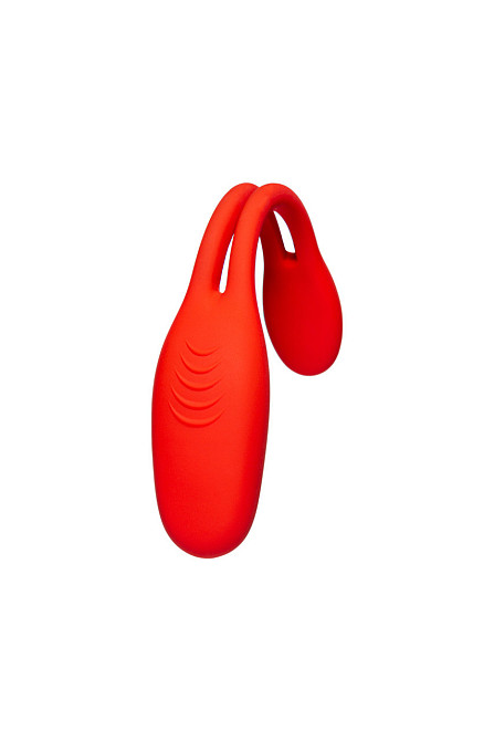 Гнучкий вібратор для пар Every Night Toys Flexible з двома моторчиками, червоний Sex Aura Київ - фото 3
