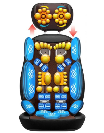 Масажна накидка Shuo для спини та шиї (роликовий масаж, вібрація, підігрів) Київ