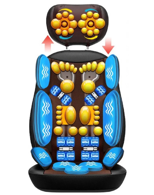 Масажна накидка Shuo для спини та шиї (роликовий масаж, вібрація, підігрів) Київ - фото 2