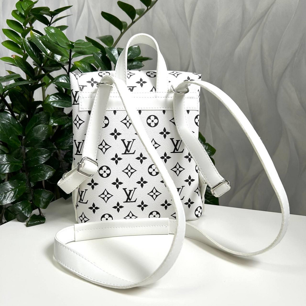 Женский рюкзак-сумка. Женский маленький брендовый рюкзак сумка Louis Vuitton 735 Киев - изображение 6