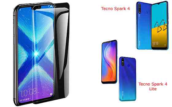 Защитное стекло NeoGlass для Tecno Spark 4 (KC2), Spark 4 Lite (BB4k) – ультрапрозрачное и устойчивое Киев
