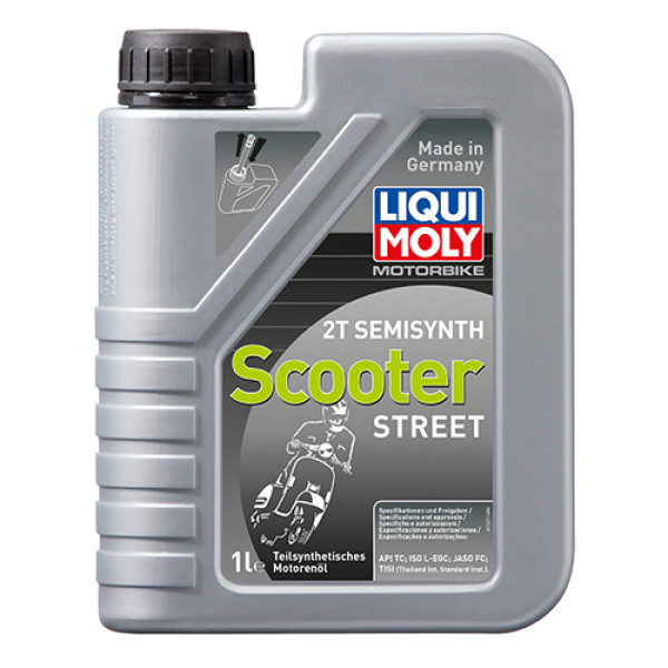 LIQUI MOLY Олива для 2-тактних двигунів - Motorbike 2T Semisynth Scooter 1л. Киев - изображение 1