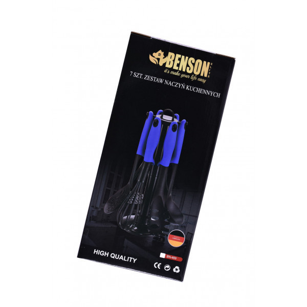 Набор нейлоновых поварешек из 7 предметов (синий)  BN-469 (6 шт/ ящ) Одесса - изображение 1