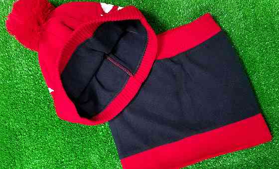 Комплект шапка + баф WOLKSWAGEN Pom Pom Fleece Київ