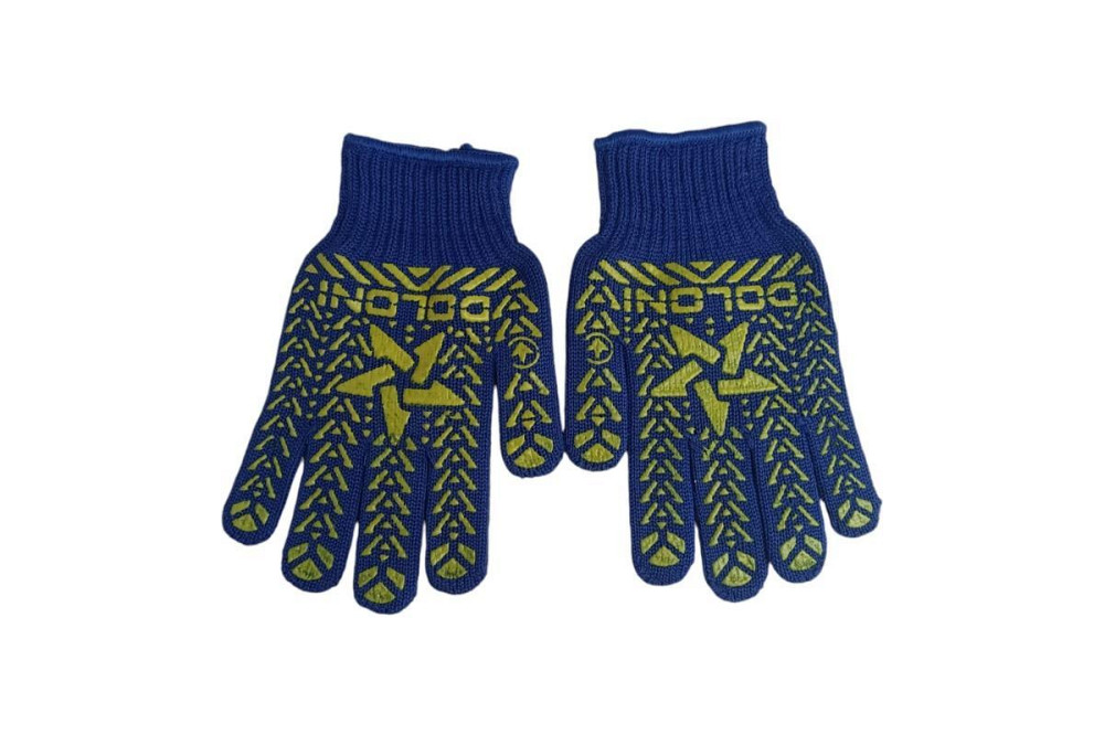 Рукавички трикотажні "Зірка" з ПВХ сині 7 клас Долоні 10 розмір Харків - фото 2