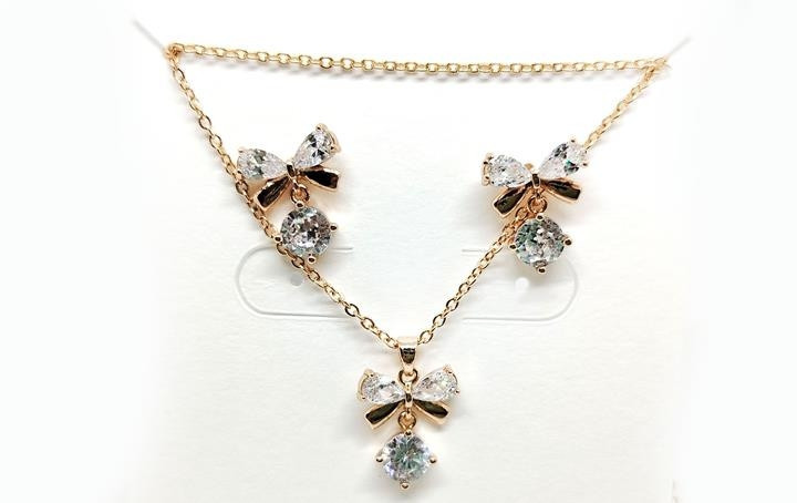 Серьги и кулон набор из медицинской стали Киев - изображение 1