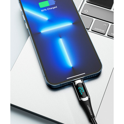 Дата кабель USB-C to Lightning 1.0m 20W Digital Display black Essager (EXCTL-YD01) Вінниця - фото 5