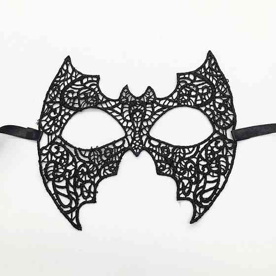 Карнавальна маска на лице one size чорний Київ