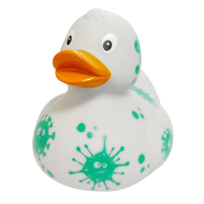 Игрушка для ванной Funny Ducks Утка Вирус (L1308) Винница - изображение 1