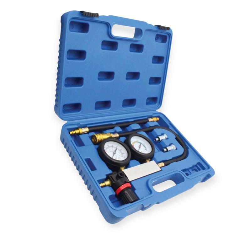 Тестер герметичності циліндрів 2 манометри, 7 бар, індикатор витоку, перехідники Мукачево - фото 1