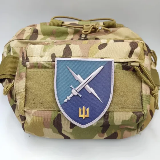 Патч / шеврон 80-й окремий батальйон управління морської піхоти Запоріжжя