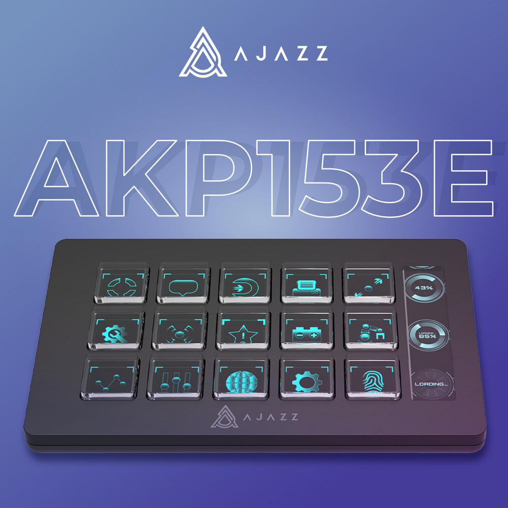 Контролер для стримінгу Ajazz AKP153E USB Black (AKP153E-B) ( 21082 ) Харків - фото 6