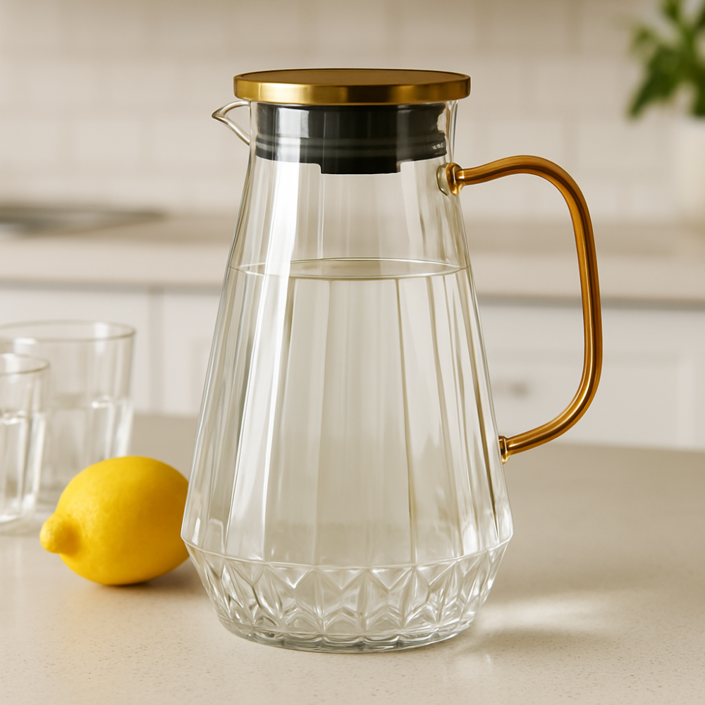 Графин скляний з кришкою 1.8л Київ - фото 3