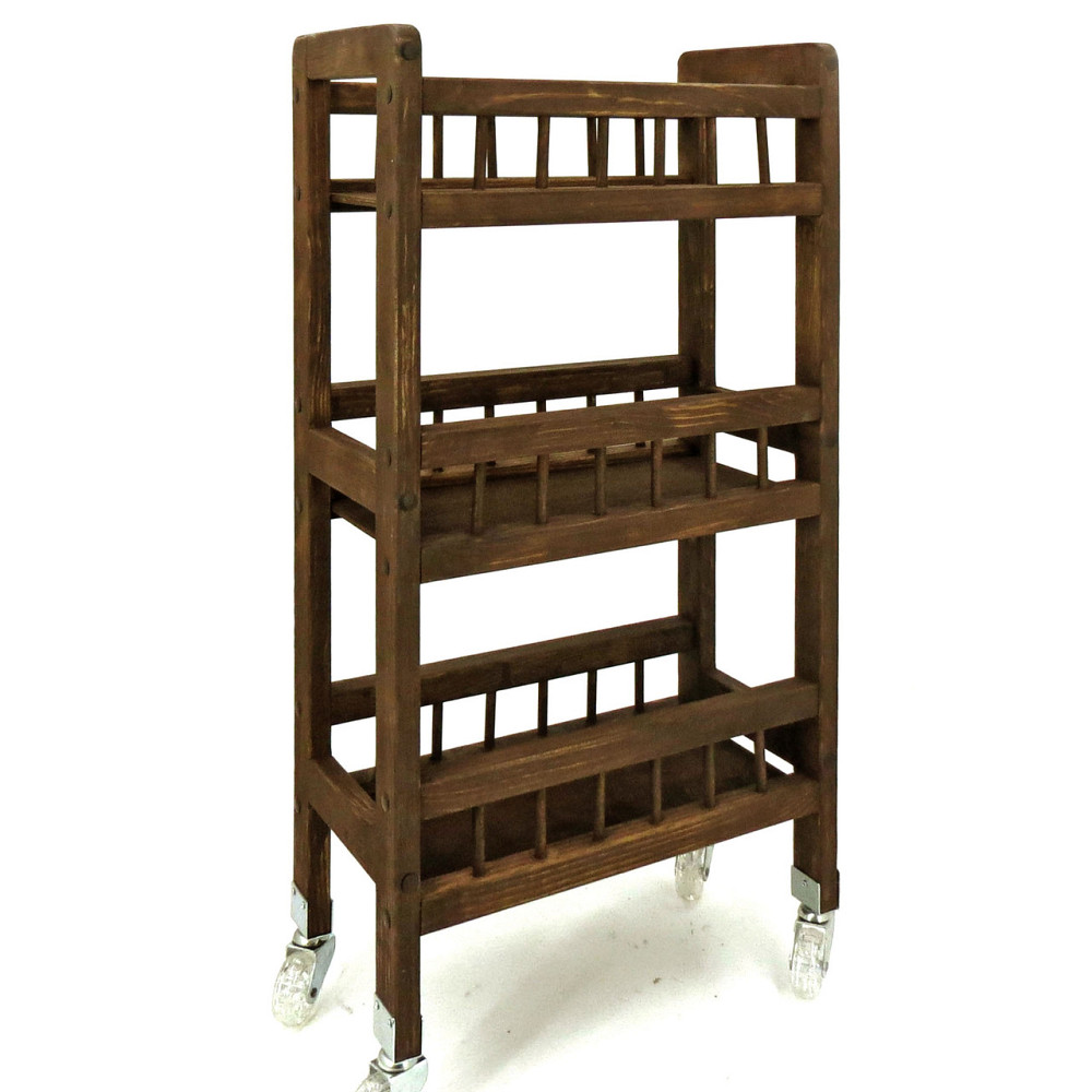 Этажерка для ванной на колёсиках 