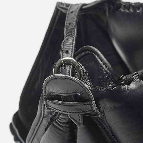 Боксерський шолом з бампером Leone Greatest Black L/XL Кам'янське