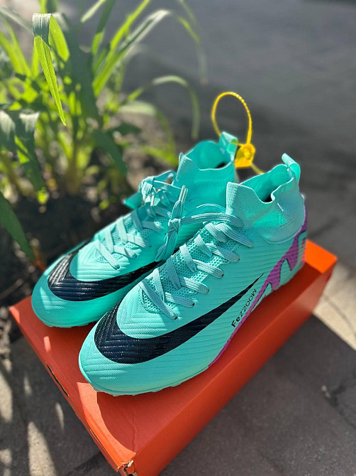 Детские футбольные сороконожки  33 34 35 36 37 38 39 40 41 42 43 44 45 Caroc Feezoom Air White/Red TF Львов - изображение 6