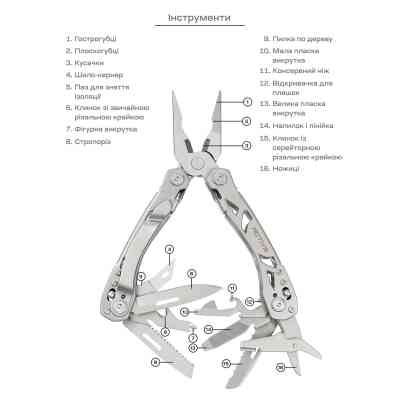 Мультитул Active Crab (GHK-PL102) Винница
