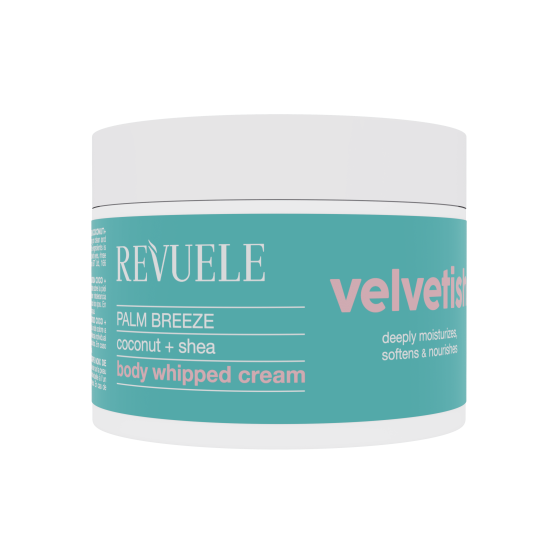 Крем для тела Нежный увлажняющий Palm Breeze с кокосом и маслом ши VELVETISH Revuele 300 мл Киев
