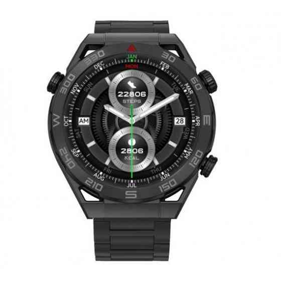 Чоловічий наручний розумний годинник Smart Ultramate з GPS (Black) Вінниця