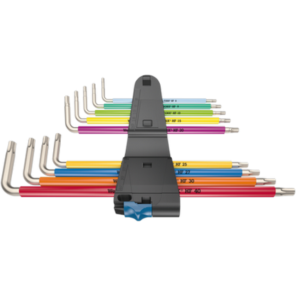 Набір кольорових шестигранних ключів нержавійка з накінечником Torx 9 шт Wera  05022689001 Одеса - фото 2