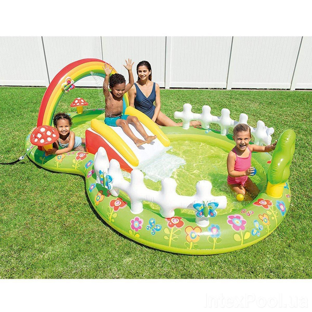 Надувной игровой центр Intex 57154 с надувными игрушками и фонтаном. Киев - изображение 3