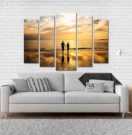 Модульна картина Пляж Пара Art-182_5 Київ