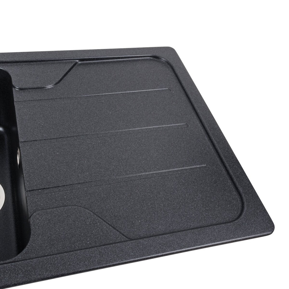 VALESO Гранітна мийка для кухні VALESO VERONA 7850 матова Карбон Київ - фото 3