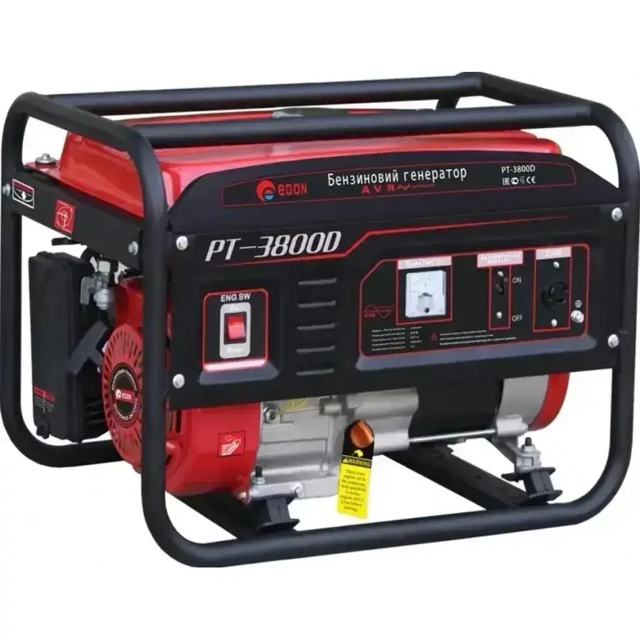 Бензогенератор Edon PT-3800D 2.8/3.0 кВт 220В, медная обмотка, AVR Киев - изображение 2