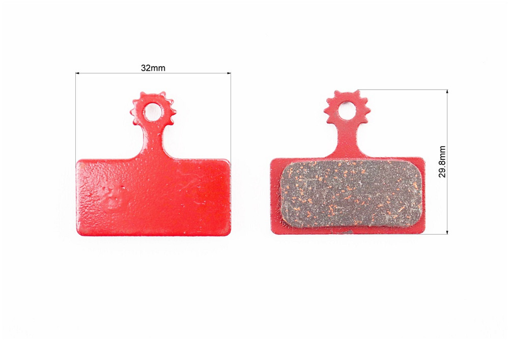 Гальмівні колодки Disk-brake (Shimano BR-M985, XTR 2011), червоні YL-1016 Київ - фото 2