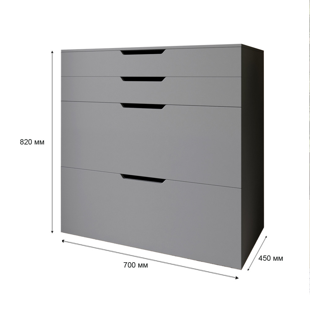 Комод-трюмо із дзеркалом, нішею під сидінням та шухлядою LION Азія Німфея Альба (білий) (LION-041673) ТОП Дніпро - фото 7