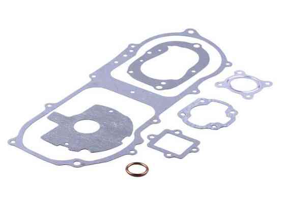 Прокладка двигуна на скутер Ямаха Джог 50-3KJ, к-т: прокладка 6 шт. + кільце Мукачево