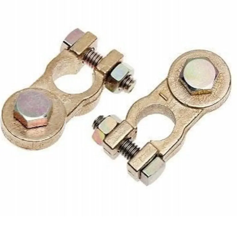 Набор клемм аккумуляторных, под винт, латунь Полтава - изображение 1