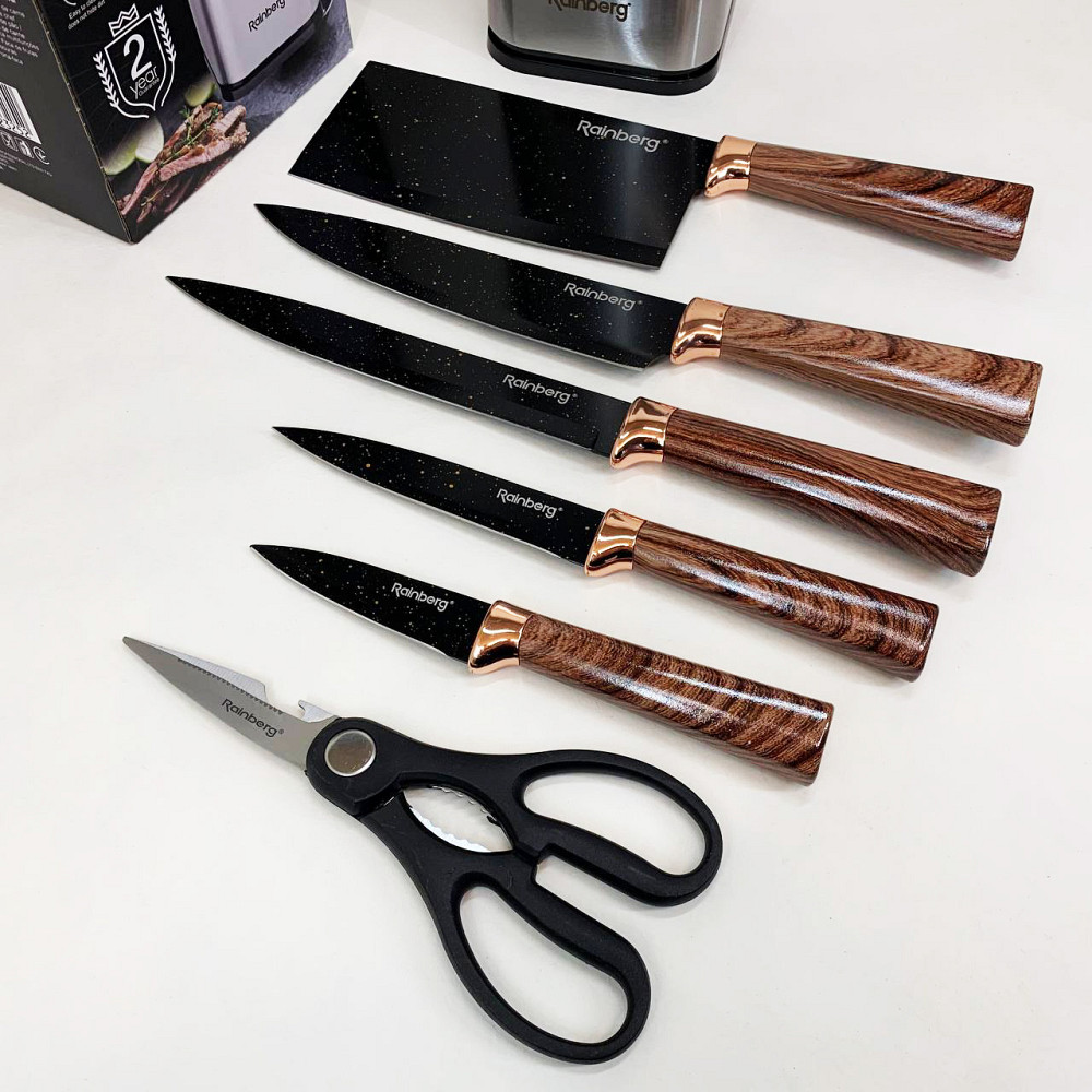 Набір ножиків для кухні, Набір ножів для гурманів і кулінарів Товари кухні ножі SC-95 Івано-Франківськ - фото 5