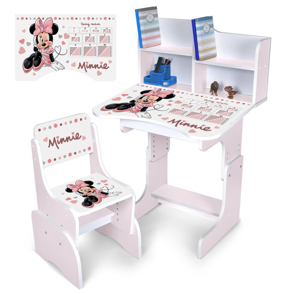 Дитяча парта N 2071-21-7 висота 3 положення, зі стільчиком Вінниця - фото 1
