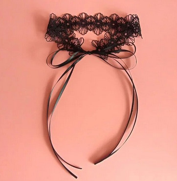 Чокер на завязках черный Киев - изображение 1