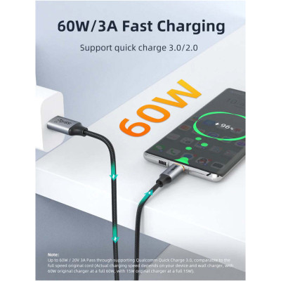 Дата кабель USB 3.1 AM to USB-C 1.5m Cabletime (CA915231) Вінниця - фото 4