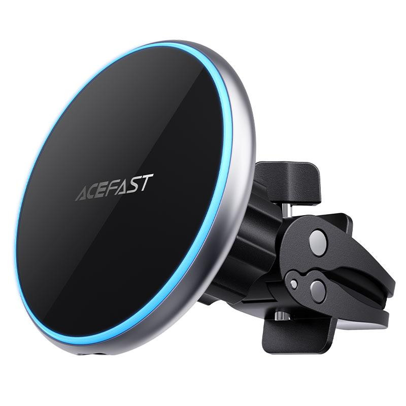 Автодержатель для телефона с БЗУ ACEFAST D3 magnetic wireless charging car holder Silver Киев - изображение 1