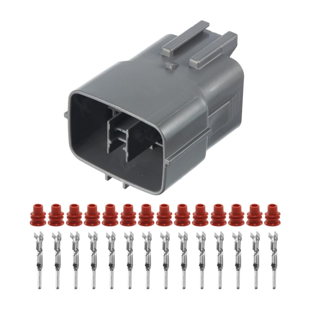 Разьем коннектор 14-кон., Фара,  6181-0629,  SUMITOMO Япония универс., Освещение, Mazda Киев - изображение 1